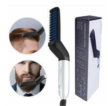 Load image into Gallery viewer, Ionic Beard Straightening Comb Styling Beard Straightening Brush for Men Portable Heating Beard Straightener - Battery Mate