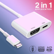 Load image into Gallery viewer, iPhone to HDMI Adapter for Apple iPhone SE2 7 8 Xs 11 12 13 14 - Battery Mate