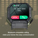 K55 Smart Watch Multifunctional Fitness Tracking Fashion BT Calling Heart Rate Black - Battery Mate