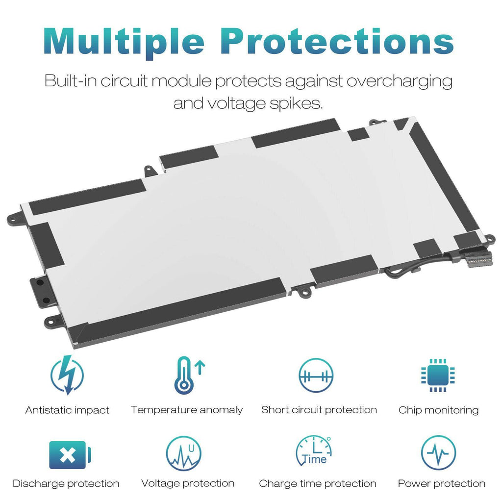 K5XWW Battery for Dell Latitude 7389 7390 12 5289 2-in-1 L3180 451-BBZC 71TG4 - Battery Mate