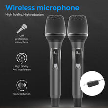 Load image into Gallery viewer, Karaoke Soundbar Bluetooth Speaker Subwoofer Surround w/ 2 Wireless Microphones - Battery Mate