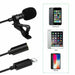 Lapel Lavalier Microphone For iPhone 13 12 XS XR X 11 Pro Youtube Video Recording Mic - Battery Mate