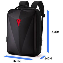 Load image into Gallery viewer, Laptop Backpack with Hardcase + USB Charging Port | Water Resistant - Battery Mate