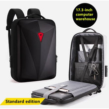 Load image into Gallery viewer, Laptop Backpack with Hardcase + USB Charging Port | Water Resistant - Battery Mate