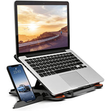 Load image into Gallery viewer, Laptop Stand Adjustable Multi-Angle + Phone Stand Portable Foldable Laptop Riser Notebook Holder - Battery Mate