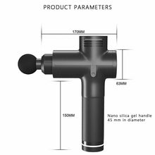 Load image into Gallery viewer, LCD Massage Gun with Powerful 6 Heads Percussion Vibration Muscle Therapy Deep Tissue - Battery Mate