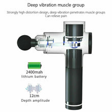 Load image into Gallery viewer, LCD Massage Gun with Powerful 6 Heads Percussion Vibration Muscle Therapy Deep Tissue - Battery Mate