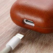 Load image into Gallery viewer, Leather Airpods Protective Cover Case Slim Skin Apple AirPod Earphones Gen 1 / 2 - Battery Mate