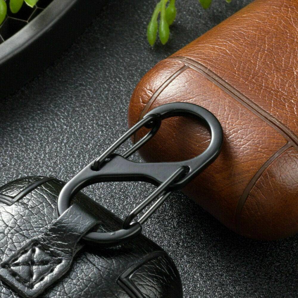 Leather Airpods Protective Cover Case Slim Skin Apple AirPod Earphones Gen 1 / 2 - Battery Mate