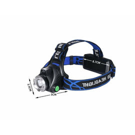LED Outdoor Headlamp Camping Headlight Flashlight Head Torch Light Rechargeable - Battery Mate