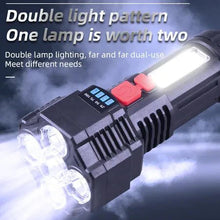 Load image into Gallery viewer, LED Super Bright Flashlight, Rechargeable Outdoor Multi-Functional Waterproof Led - Battery Mate