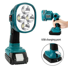 Load image into Gallery viewer, LED Work Flash Light Torch Lamp DML812 For Makita 18V Li-ion Battery charger - Battery Mate