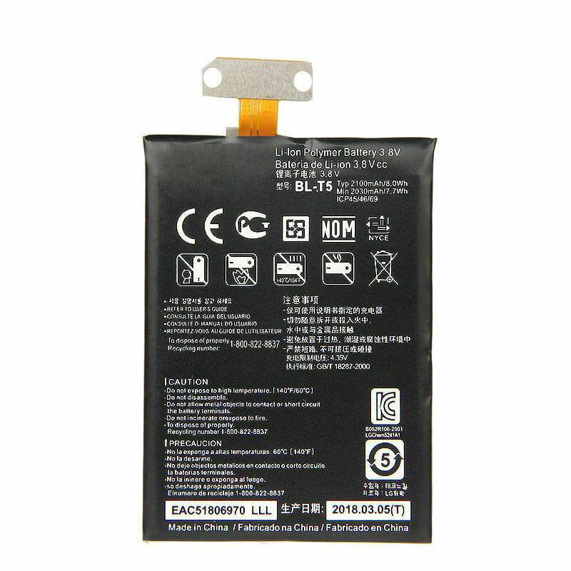 LG Nexus 4 Compatible Battery BL-T5 - Battery Mate