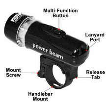 Load image into Gallery viewer, Light Head Tail Lights LED Lamp White Beam Safety Alarm Set Bicycle Cycle Bike - Battery Mate