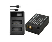 Load image into Gallery viewer, LP-e17 1800mAh Replacement Rechargeable Battery + dual usb Charger for Canon EOS M3 M5 750D 760D T6i T6s 800D 8000D Kiss X8i Cameras - Battery Mate