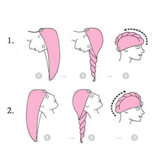 Load image into Gallery viewer, Magic Instant Dry Hair Towel Rapid Fast Drying Hair Towel Fast Absorbent Hat Cap - Battery Mate