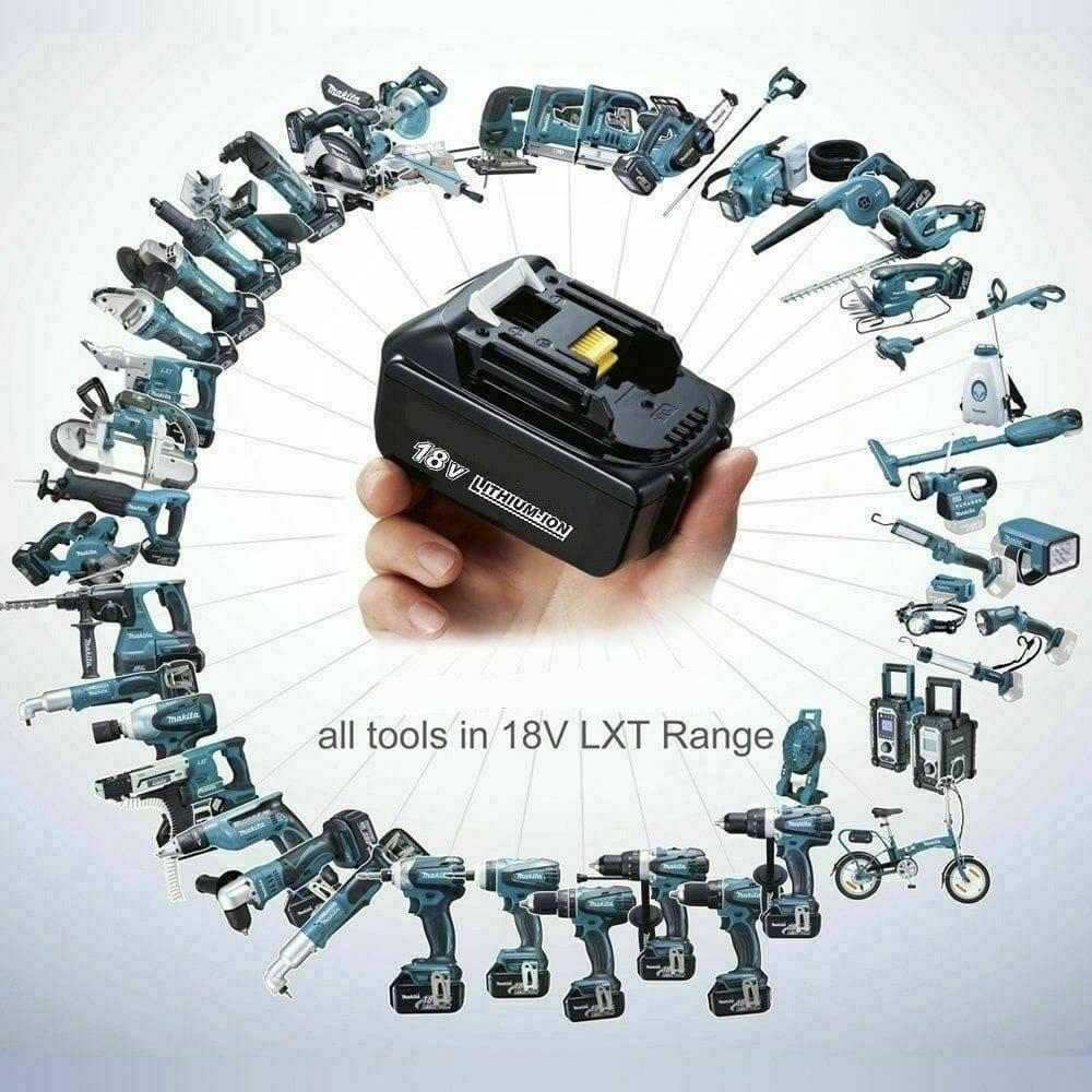 Makita Compatible Battery 18V 6.0AH BL1830B BL1840B BL1850B BL1860B LXT-400 - Battery Mate