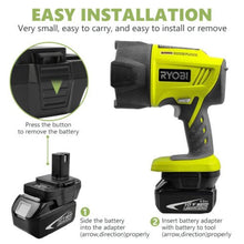 Load image into Gallery viewer, Makita Convert to Ryobi 18V Li-ion Battery Adapter - Battery Mate