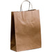 Medium| 50 Pack Paper Carry Bags (Brown) - Battery Mate