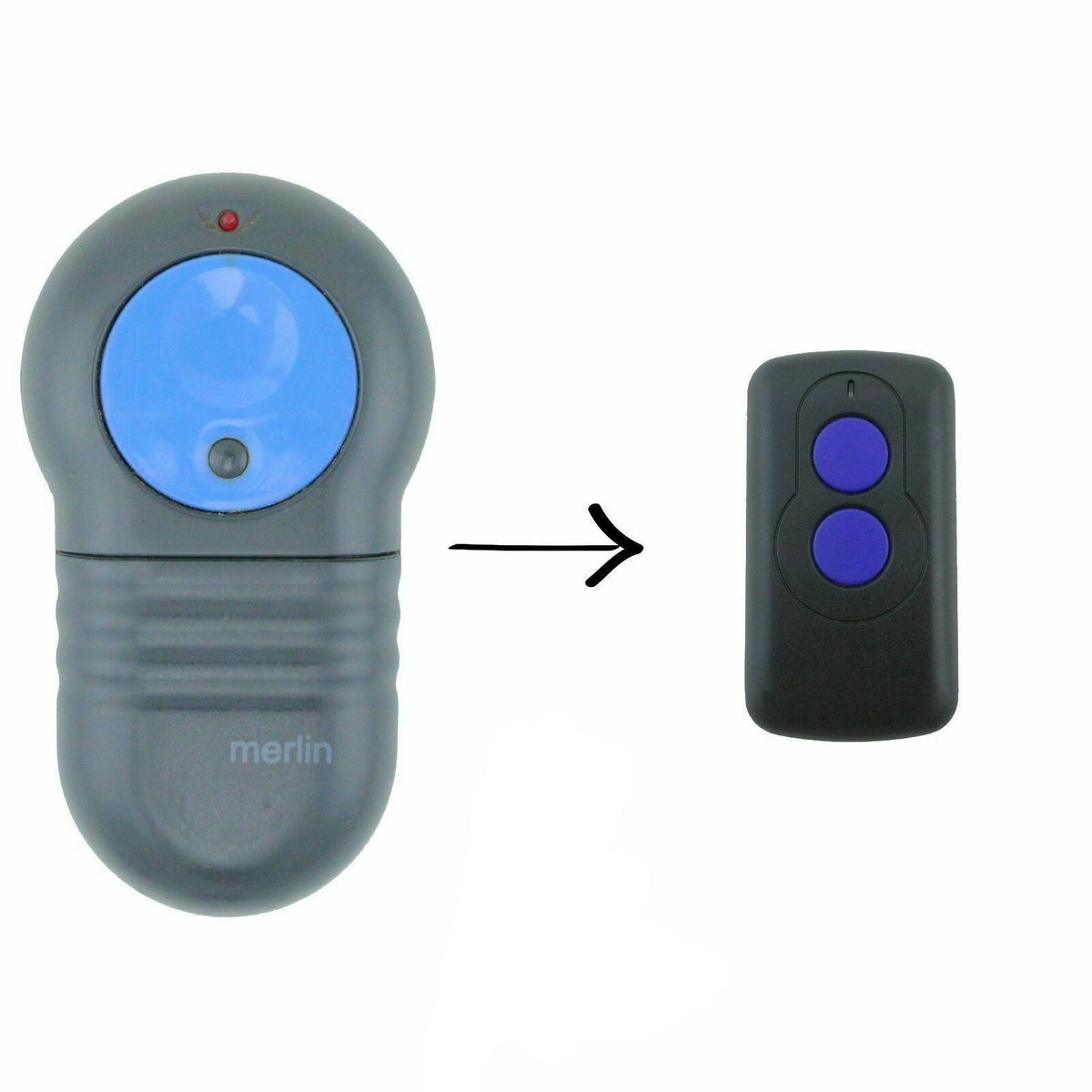 Merlin M802 Blue Compatible Garage Door Remote Control Prolift 230T/43 ...