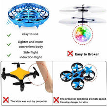 Load image into Gallery viewer, Mini Drone Quad Induction UFO Flying Toy Hand-Controlled RC Kids - Battery Mate