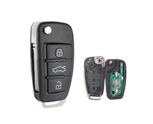 Load image into Gallery viewer, Modify Flip Remote Key for Audi A3 S3 A4 S4 TT 2006 2007 2008 P/N:8P0 837 220 D - Battery Mate