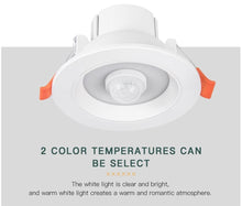 Load image into Gallery viewer, Motion Sensor LED Downlights Recessed 10W 85-265V LED Auto Lamp Smart LED Downlight Corridor Indoor Lighting - Battery Mate