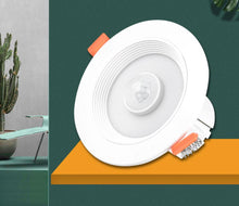 Load image into Gallery viewer, Motion Sensor LED Downlights Recessed 10W 85-265V LED Auto Lamp Smart LED Downlight Corridor Indoor Lighting - Battery Mate
