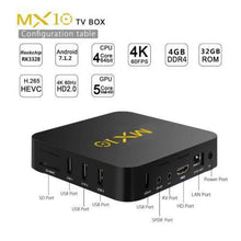 Load image into Gallery viewer, MX10 Android 9.1 Smart TV BOX 4GB+32GB Quad-core 4Ki Player AU - Battery Mate