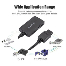 N64 To HDMI Converter Adapter HD Cable for Nintendo 64 Gamecube Super NES SNES - Battery Mate