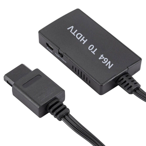 N64 To HDMI Converter Adapter HD Cable for Nintendo 64 Gamecube Super NES SNES - Battery Mate