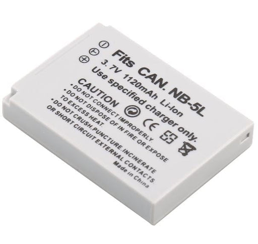 NB-5L NB5L Battery for Canon NB 5L battery 90 90is 800 800is 850 850is 900 - Battery Mate