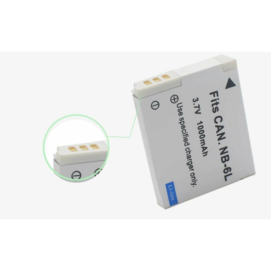 NB-6L Compatible Battery for Canon PowerShot SX530 HS SX540 HS SX610 HS SX710HS AU - Battery Mate
