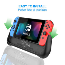 Load image into Gallery viewer, Nintendo Switch Battery Case and Power Bank – 10000mAh (Black) - Battery Mate