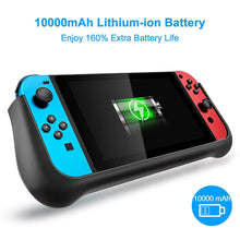 Load image into Gallery viewer, Nintendo Switch Battery Case and Power Bank – 10000mAh (Black) - Battery Mate