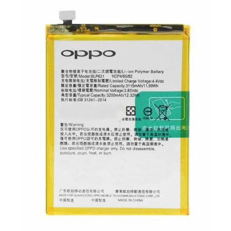 OPPO A57 A73 A77 R9s F1s Replacement Battery Full Capacity - Battery Mate