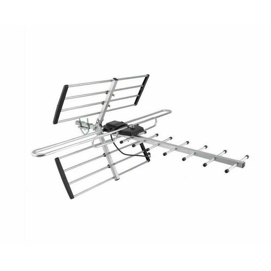 Outdoor Digital TV Antenna Aerial UHF VHF FM AUSTRALIAN Signal Amplifier Booster - Battery Mate