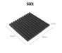 (24 Pack) Acoustic Soundproof Foam Sound Absorbing Panels 30×30×2.5 - Battery Mate