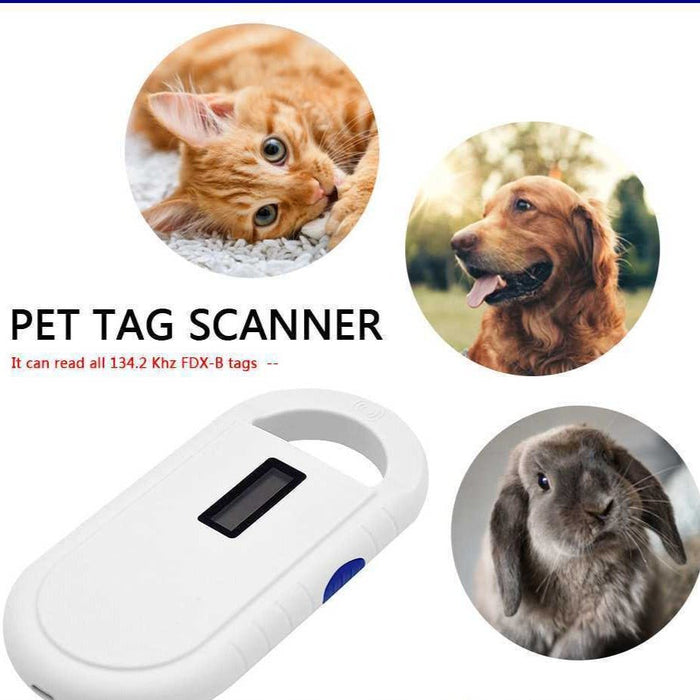 Pet Tag Reader USB Rechargeable Animal Microchip Scanner For Dog Cat - Battery Mate
