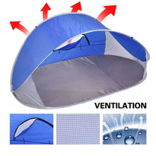 Load image into Gallery viewer, Pop Up Tent Camping Beach Tents 4 Person Portable Hiking Shade Shelter - Battery Mate