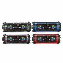 Load image into Gallery viewer, Portable Bluetooth Light Up Party Speaker System USB microSD Aux w/ Mobile Stand - Battery Mate