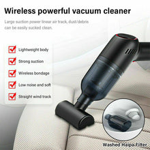 Load image into Gallery viewer, Portable Car Vacuum Cleaner Strong Suction Cordless Handheld Rechargeable - Battery Mate