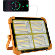 Load image into Gallery viewer, Portable Led Work Solar Light IP66 with Stepless Brightness Job Site Battery Rec - Battery Mate
