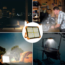 Load image into Gallery viewer, Portable Led Work Solar Light IP66 with Stepless Brightness Job Site Battery Rec - Battery Mate