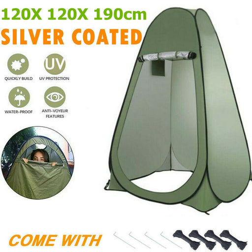 Portable Pop Up Outdoor Camping Shower Tent Toilet Privacy Change Room - Battery Mate