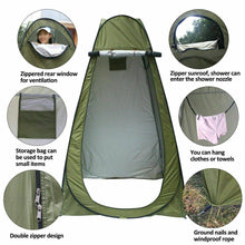 Load image into Gallery viewer, Portable Pop Up Outdoor Camping Shower Tent Toilet Privacy Change Room - Battery Mate