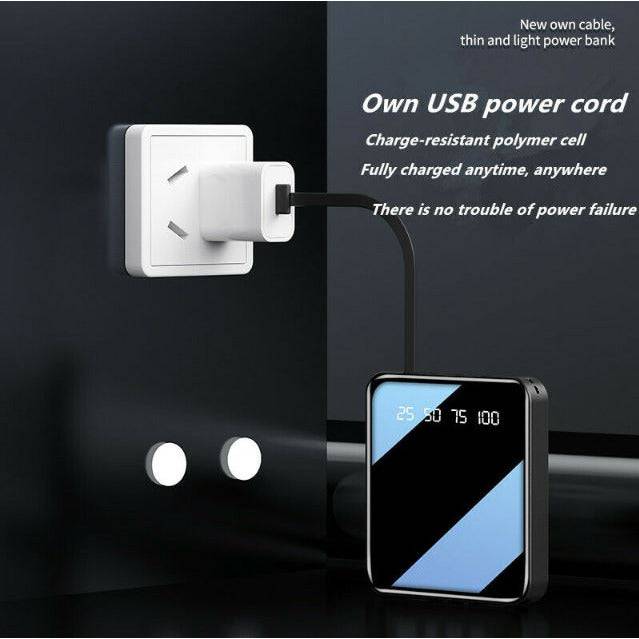 Portable Power Bank Mini USB Pack LED Battery Charger For Mobile Phone - Battery Mate