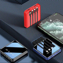 Load image into Gallery viewer, Portable Power Bank Mini USB Pack LED Battery Charger For Mobile Phone (Red) - Battery Mate