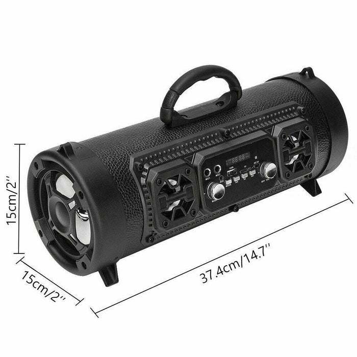 Portable Wireless Bluetooth Speakers Stereo Bass USB/TF/ Radio Outdoor Subwoofer - Battery Mate