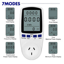 Load image into Gallery viewer, Power Energy Consumption Watt Meter Electricity Usage Monitor Equipment 240V - Battery Mate